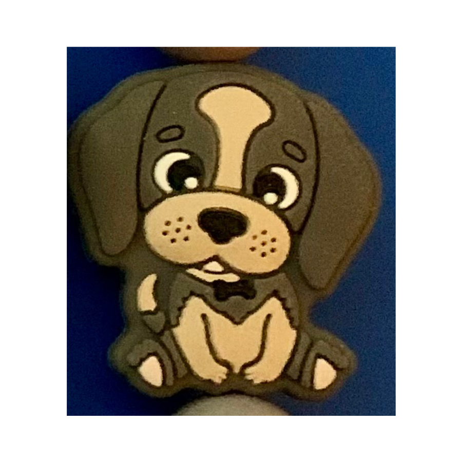 Keychain - Beaded Dog