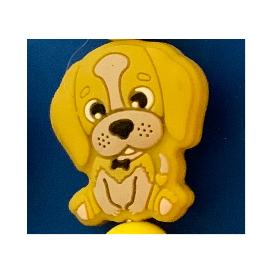 Keychain - Beaded Dog