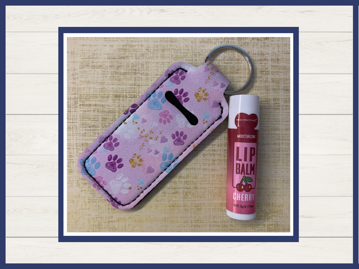 Keychain - Lip Balm Holder
