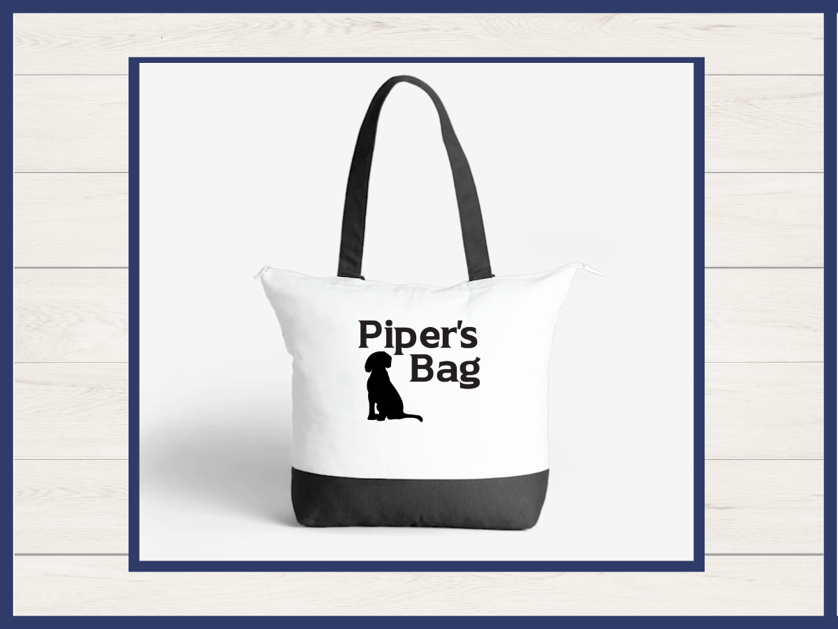 Tote - Custom Name and Breed