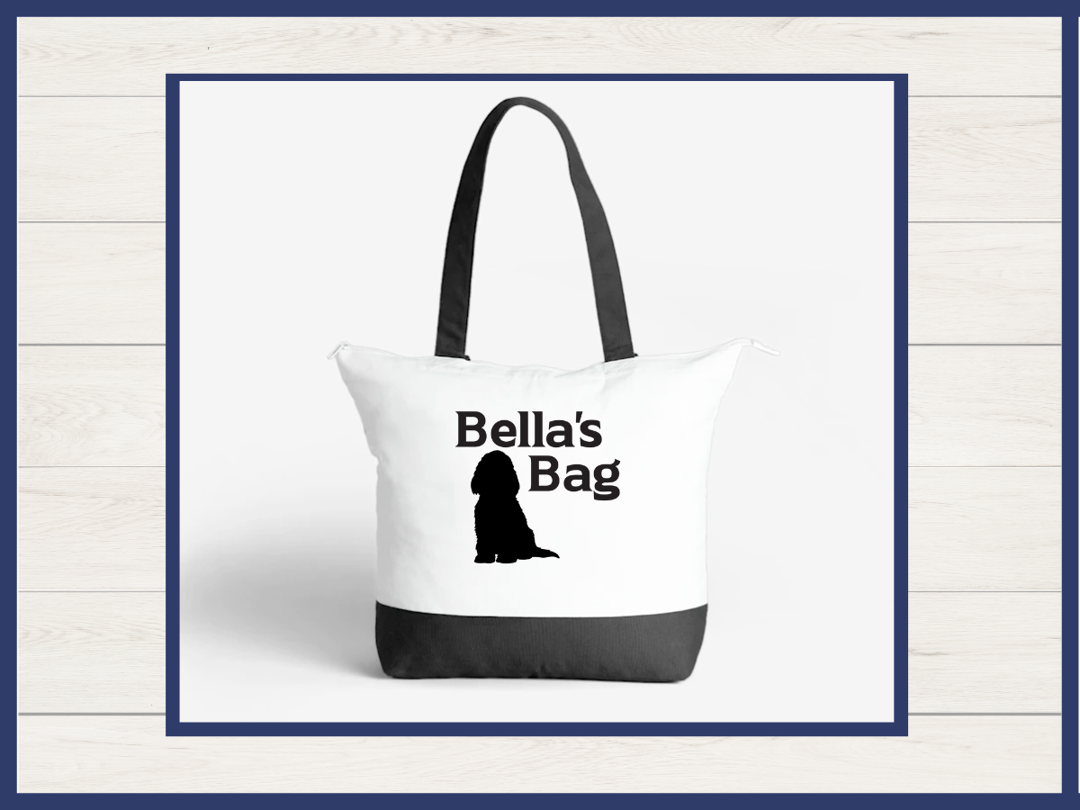 Tote - Custom Name and Breed