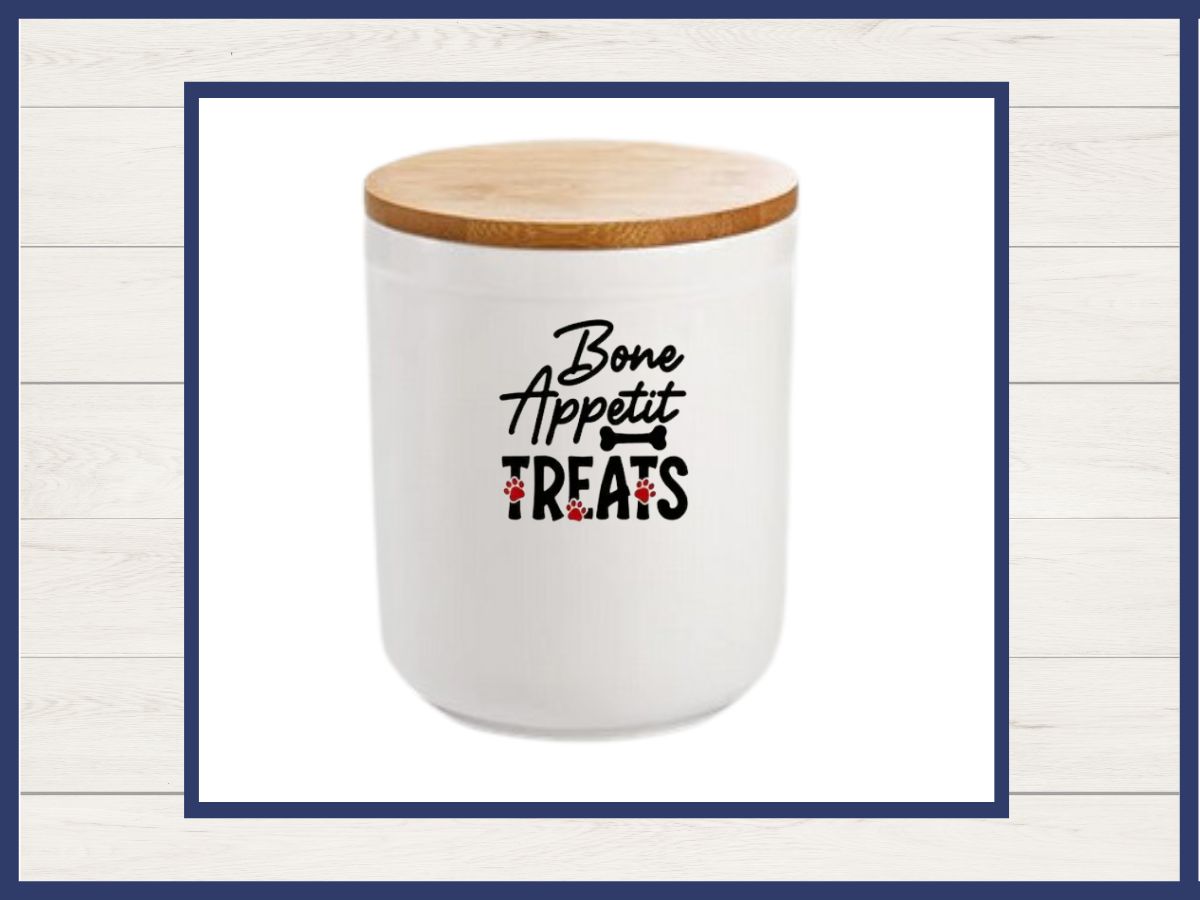 Jar - Treat Ceramic White