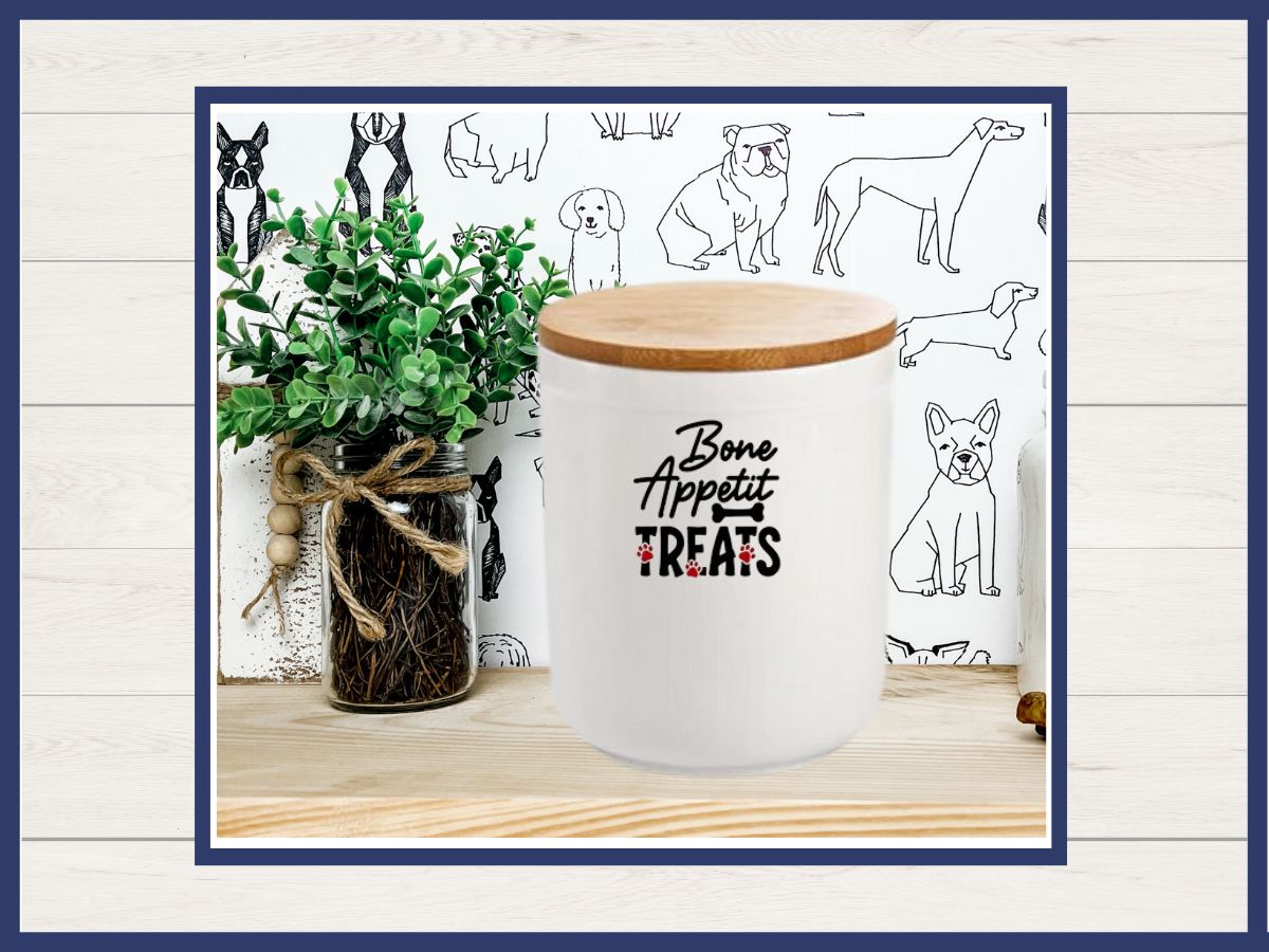 Jar - Treat Ceramic White