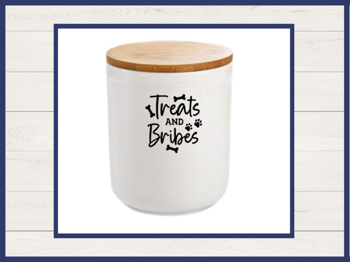 Jar - Treat Ceramic White
