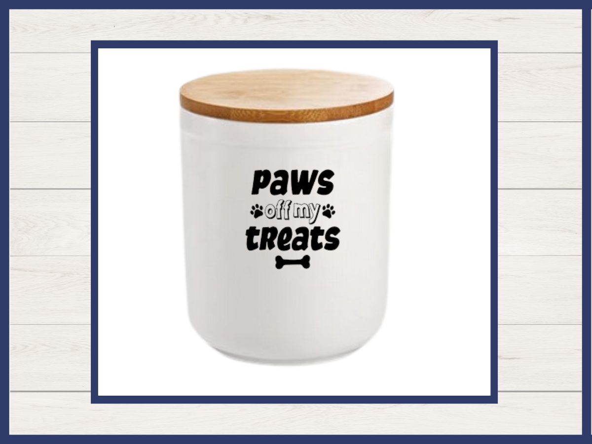 Jar - Treat Ceramic White