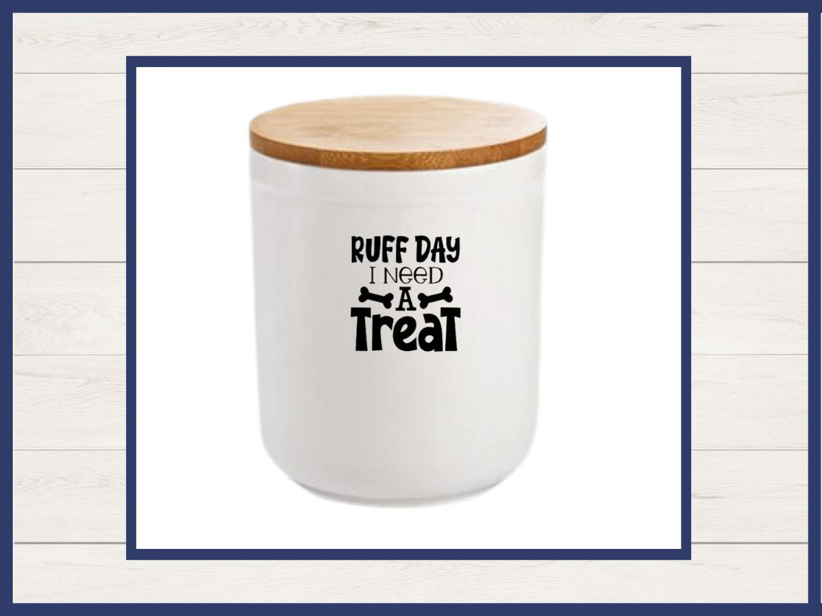 Jar - Treat Ceramic White