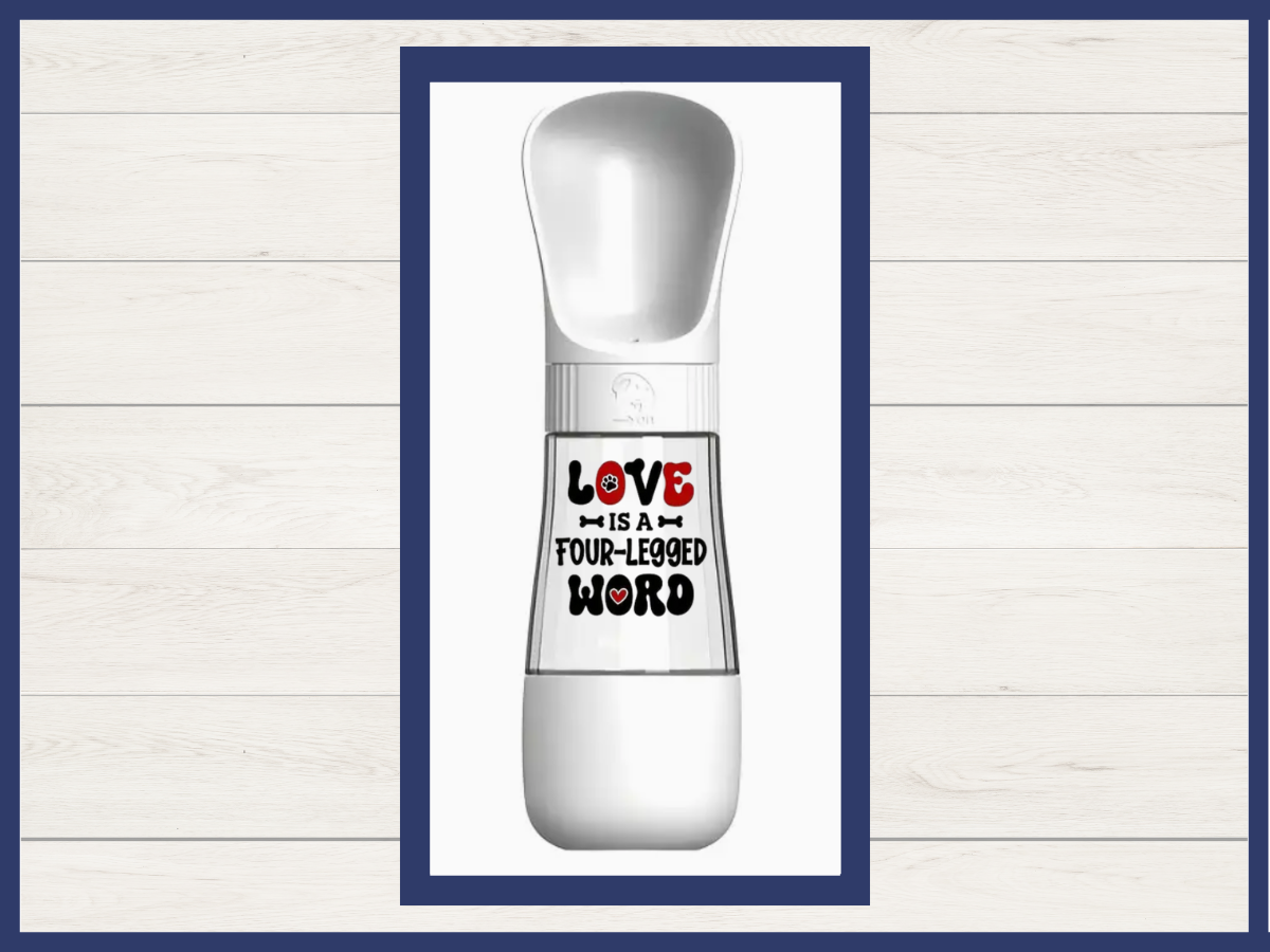 Water Bottle with Treat Holder