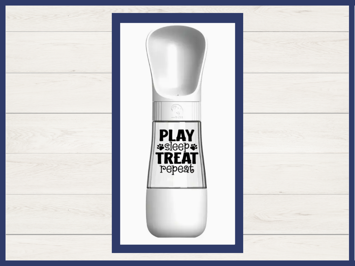 Water Bottle with Treat Holder