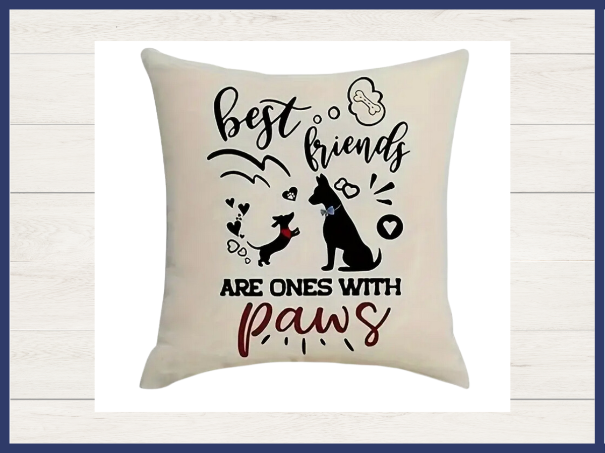 Pillow - Best Friends Have Paws