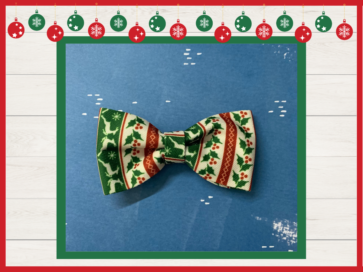 Collar Accessories - Christmas Doggie Bow Tie