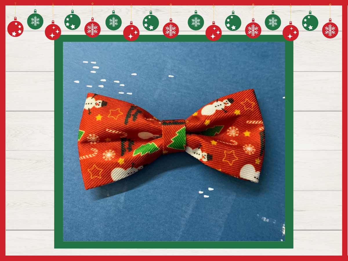 Collar Accessories - Christmas Doggie Bow Tie