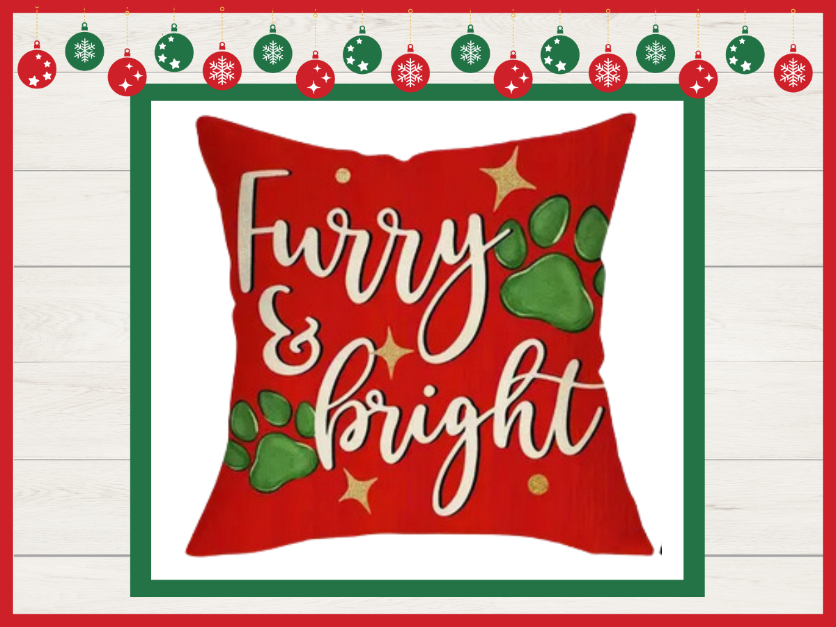 Pillow Covers - Holiday - Furry and Bright