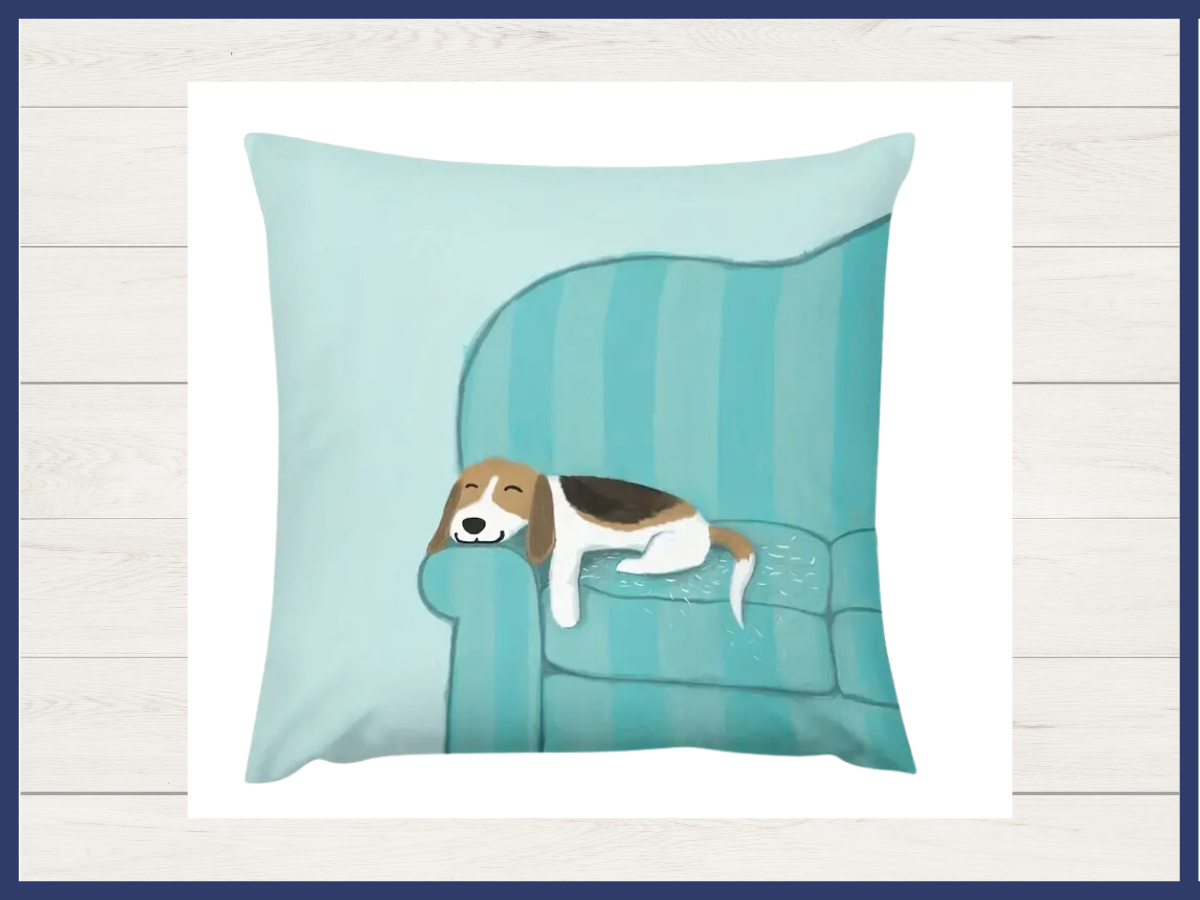 Pillow - Sleepy Beagle